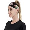 Anceky Fasce sportive succulente per donne e uomini, fasce larghe antiscivolo per capelli da donna, fasce elastiche antisudore, fasce per la testa per donne e uomini per esercizi di yoga