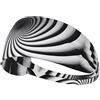 Anceky Fascia elastica per esercizi - Fascia morbida e traspirante per corsa, ciclismo, yoga e altro ancora. Illusione ottica a spirale GIF stampata