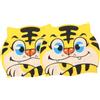 MOBUTOFU 2 Pezzi Cuffia da Piscina in Silicone per Tigre Gialla | Facile da Indossare e Togliere, Leggera e Aderente, per Spiaggia e Doccia, Protegge i Chioma Dai Minerali
