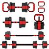 SPORTNOW Set Pesi da Palestra 6 in 1 da 20kg Totali in Plastica e Sabbia