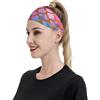 Anceky Fasce sportive glitterate da sirena per donne e uomini, fasce larghe antiscivolo per capelli da donna, fasce elastiche antisudore, fasce per la testa per donne e uomini per esercizi di yoga