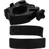 SHINEOFI Supporto per Luce da Bicicletta Nero in ABS per Front Light | Clip per Ciclismo e Mountain Biking, Installazione Semplice, Compatibile Bike Headlights