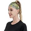 Anceky Fasce sportive per la testa con luce solare in quercia antica per donne e uomini, fasce larghe antiscivolo per capelli da donna, fasce elastiche antisudore, fasce per la testa per donne e uomini per e
