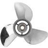 Vectzeta 13 3/4x17 Pollici RH Elica Marina fuoribordo 3 Pale Parti in Acciaio Inossidabile, for, for Johnson, for Motore Evinrude 150-250HP
