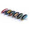 GETAJGHSD 6 Pezzi Minnow Baits Esche da Pesca Artificiali 9,7g Pesce Senza Coda in ABS Aspetto Realistico per Trota e Lucioperca, per Pesca Outdoor