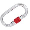 Jiawu Moschettone Rotondo Sicurezza, Fermaglio Acciaio Arrampicata 25KN for