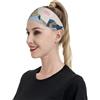 Anceky Fasce sportive Sunrise per donne e uomini, fasce larghe antiscivolo per capelli da donna, fasce elastiche antisudore, fasce per la testa per donne e uomini per esercizi di yoga e allenamento
