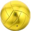 Sosoport Pallavolo Dorata Lucida Firmabile in Pvc per Giovani Principianti | Finitura Oro Motivo , e Resistente All'abrasione, per Partite in Giardino e Palestra