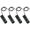 CashMuch Paddle Board Fin Buckle Set di 4 clip staccabili - Nylon Surfboard Fin Fastener per Stand Up Paddle Board per kayak Canoa Sport acquatici Attrezzatura 8x6cm