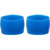 Cabilock 2 Pezzi Anello per Nastro Manubrio Bici in Gomma Blu, Anello di Fissaggio per Cavo e Nastro Manubrio, per Ciclismo e Mountain Bike
