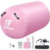 FBSPORT Air Roll gonfiabile, 100 x 80 cm, cilindri gonfiabili, tappetino da ginnastica, tappetino sportivo per la casa, con borsa per il trasporto, all'aperto, fitness