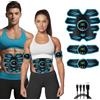 EGEYI Elettrostimolatore Muscolare, Elettrostimolatore per Addominali, ABS Addominale Tonificante Cintura, EMS Stimolatore Muscolare Addome/Braccio/Gambe/Waist/Glutei