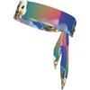Anceky Fascia per capelli rinfrescante Bunny Sports Fascia per capelli neutra a doppia faccia per corsa, fitness, karate, yoga, calcio