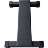 CashMuch Barra di sollevamento per polpacci in acciaio per squat, pedale per allenamento della forza con cuscinetti antiscivolo per pavimento in casa e palestra, 55 x 27 x 8 cm, nero