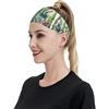 Anceky Fasce sportive per capelli con cactus tropicali per donne e uomini, fasce larghe antiscivolo per capelli da donna, fasce elastiche antisudore, fasce per la testa per donne e uomini per esercizi di all