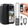 Sueirn Telecamera corpo 4k con scheda da 64 GB, action camera WiFi, mini fotocamere corpo con audio e video, fotocamera POV 250 min con custodia impermeabile, clip magnetica e fotocamera indossabile