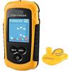BJdfgE Fish Finder portatile Telemetro wireless Attrezzatura da pesca elettronica FFW1108-1 FFCW1108-1 400 piedi 120 m(FFCW1108-1)