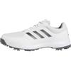 adidas Uomo Tech Response 3.0 Wide Golf Shoes, Cloud White/Dark Silver Metallic, 45 1/3 EU