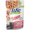 Life Cat Natural Soup - Tonno con Gamberetti in Brodo con Frutti di Mare - 60 gr