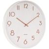 Karlsson Orologi da parete moderni KA5809WH, Bianco