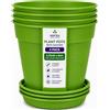 Mintra Office Mintra Home Vasi da giardino, 4 pezzi, verde chiaro, diametro 17 cm