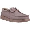 HEYDUDE Men Wally Stretch Canvas Deep Taupe Casual Moccasin 45 EU