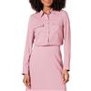 Amazon Essentials Camicia con Tasche a Maniche Lunghe in Georgette dalla vestibilità Comoda Donna