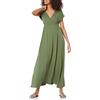 Amazon Essentials Maxi Abito con Vita Stretta (Disponibile in Taglie Forti) Donna