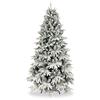 GIODICART Albero di Natale Nevira Innevato, 1205 Rami con Apertura a Ombrello, Altezza 210 cm