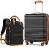 COOLIFE EasyJet Valigia Cabina 55x40x20 e Ryanair Bagaglio a mano 40x30x20