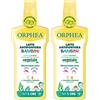 Orphea 2x Orphea Latte Antipuntura Delicato Spray Repellente Anti Zanzare e Zanzara Tigre Insettorepellente per Bambini Durata 5 Ore - Flacone da 100ml