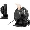 KigerNee Ventilatore per castello gonfiabile 370 W, ventola radiale ad alta pressione, 340 m³/h e 1250 Pa, IP44 con picchetti e cavo (80 dB silenzioso) per scivoli d'acqua e decorazioni natalizie