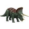 Mattel Jurassic World - Il Dominio Roar StrikersTriceratopo Erbivoro Action Figure, con ruggito, attacco a forti testate e articolazioni mobili;, Giocattolo per Bambini 4+ Anni, HDX34
