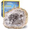 Blue Marble NATIONAL GEOGRAPHIC Kit Geode Gigante - Rompi una grande geode con cristalli all'interno, kit di scienze della Terra per bambini, attività di geologia divertente