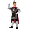 Funidelia | Costume da Re Artù Deluxe per bambino Medievale, Medioevo, Cavaliere - Costume per bambini e accessori per Feste, Carnevale e Halloween - Porpora