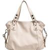 Coolives Borsa Bauletto con Tracolla da Donna Borsa a spalla in Pelle Sintetica Borse a mano Sacchetto Tote Donne Borsetta Hobo Borsa a tracolla Bianco