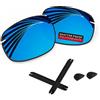 iLikeo PRO+ Lenti di ricambio in policarbonato e kit di gomma per occhiali da sole Maui Jim Lighthouse MJ423