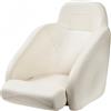 Osculati Sedile anatomico imbottito con flip up H54 Osculati - Rivestito in morbido vinile · Bianco RAL 9010