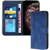 GoodcAcy Cover per Motorola Edge 40,Flip Caso in PU Pelle Premium Portafoglio Custodia [Kickstand] [Slot per Schede] [Chiusura Magnetica] per Motorola Edge 40-Blu
