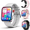 VERVOS Smartwatch con Chiamate Display 1.83 3 Cinturini Inclusi IP68