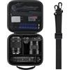 Elonbo Custodia da trasporto compatibile con le fotocamere digitali mirrorless Sony Alpha a6000/ a6100/ a6300/ a6400/ a6500/ a6600/ a6700/ Sony Alpha 7 II III IV/7R V, Nero