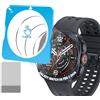 NEWZEROL 3 Pezzi Vetro Temperato Compatibile per Samsung Galaxy Watch Ultra 2 2026 | AntiGraffio Alta Risoluzione Senza Bolle Pellicola Protettiva con Kit di Installazione per Samsung Galaxy Watch Ultra 2