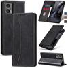 Jasonyu Cover per Motorola Edge 30 Neo, Portafoglio PU Pelle, Nero | Flip Libro, Slot Porta Carte, Magnetica, Funzione Supporto, TPU Antiurto Custodia