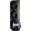 Thermalright Peerless Vision 360 UB ARGB Black - Refrigeratore a liquido per CPU, schermo IPS con risoluzione 480 x 480, 3 ventole per CPU in linea, per AM5/Intel LGA1851/1700, schermo con
