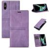 TiHen Compatible con Cover OPPO Realme 7i, PU Pelle Portafoglio Custodia con Vani di Carte, Chiusura Magnetica Antiurto Stand Case+2X Pellicola Vetro Temperato-Viola