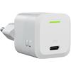 Green Cell Caricatore bianco GaN USB C 33W Green Cell - Caricatore GaN con 1x USB-C PowerDelivery QC 3.0 compatibile PPS Samsung AFC Huawei FCP/SCP per iPhone iPad Samsung tavoletta Telefono cellulare Android