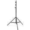 Walimex pro WT-420 stativo per lampada 420 cm - stativo con smorzamento a molla, altezza massima 420 cm, capacità di carico 7,5 kg, tubi da 40 mm