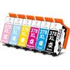 Miss Deer 378XL Multipack per Cartucce Epson 378XL per Cartucce Epson XP 8600,compatibile con Expression Photo XP-8600 XP-8500 XP-8000 XP-8005 XP-8505 XP-8605