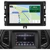Ifixly per TDO-WXGA0700K00033-V2 TDO-WXGA0700K00057-V1 LCD Schermo sostituzione per Jeep Compass 2017-2020 LCD Display Touchscreen Digitizer Assembly con Cornice, 7 pollici (Not per Uconnect 4C / UAQ/UAS)
