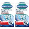 Dr. Beckmann L'Anticalcare Lavatrice | Elimina il calcare ostinato dalla lavatrice e dalla lavastoviglie | Aiuta a prevenire rotture | 2 x 50g Fresco (Confezione da 2)